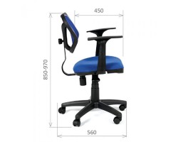 Кресло офисное CHAIRMAN CH 450 new синее-foto2