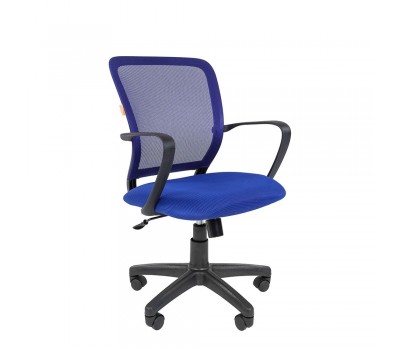 Кресло офисное CHAIRMAN 698 black синее