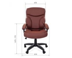 Кресло для руководителя CHAIRMAN 435 LT серое-foto3