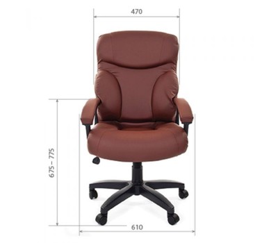 Кресло для руководителя CHAIRMAN 435 LT серое