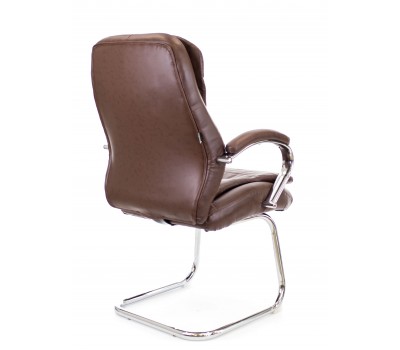 Кресло для посетителей Everprof  Valencia CF экокожа коричневый