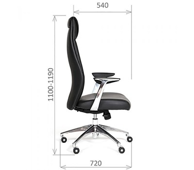 Кресло CHAIRMAN Vista коричневое