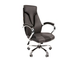 Кресло руководителя CHAIRMAN 901 черно/серое