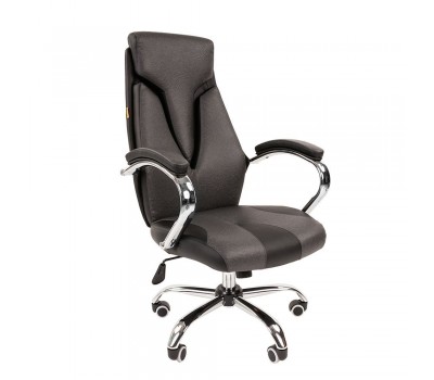Кресло руководителя CHAIRMAN 901 черно/серое