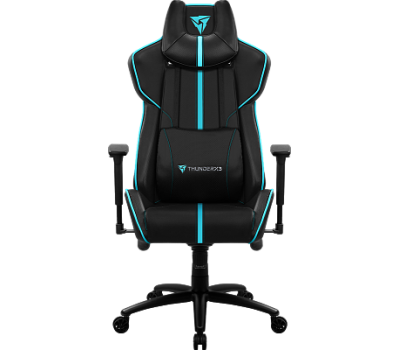 Кресло компьютерное игровое ThunderX3 BC7 Black-Cyan AIR