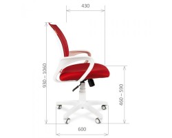 Кресло офисное CHAIRMAN 696 синее-foto2