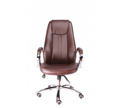 Кресло руководителя Everprof Long TM Экокожа Коричневый