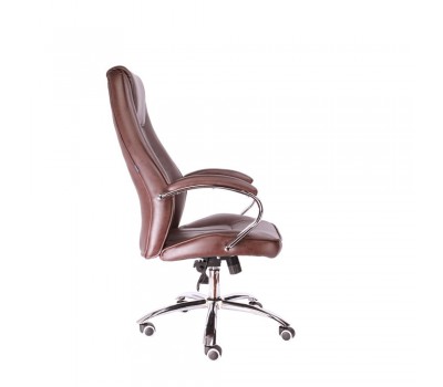 Кресло руководителя Everprof Long TM Экокожа Коричневый