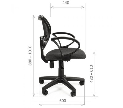 Кресло офисное CHAIRMAN 450 LT черное