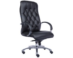 Кресло руководителя Everprof Monaco Экокожа Черный
