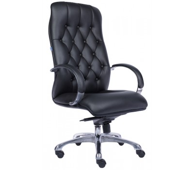 Кресло руководителя Everprof Monaco Экокожа Черный