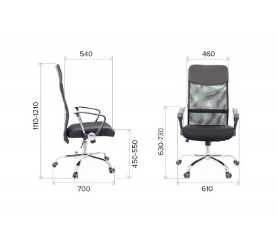 Компьютерное кресло Everprof Ultra T Сетка Черный офисное