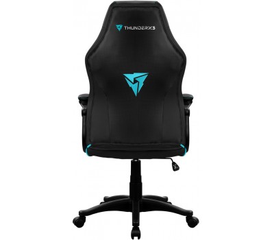 Кресло компьютерное игровое ThunderX3 EC1 Black-Cyan AIR