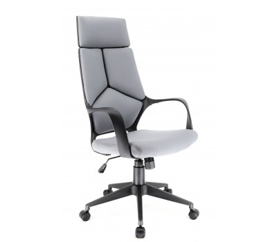 Кресло руководителя Everprof Trio Black T ткань серый
