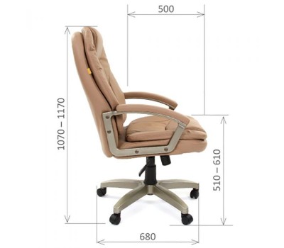 Кресло руководителя CHAIRMAN 668 LT черное