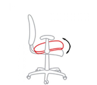 Кресло кожаное для руководителя  CHAIRMAN 411 черное