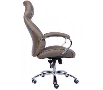 Кресло руководителя Everprof Forum TM Экокожа Бежевый