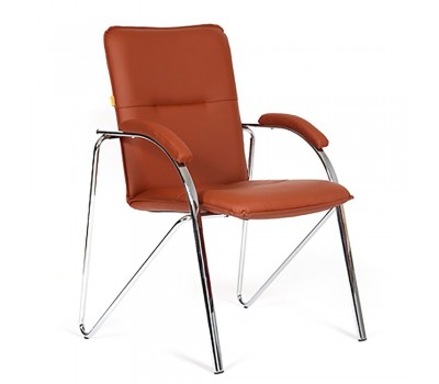 Кресло для посетителя CHAIRMAN 850 коричневое