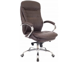 Кресло руководителя Everprof Valencia M кожа коричневый