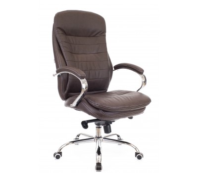 Кресло руководителя Everprof Valencia M кожа коричневый