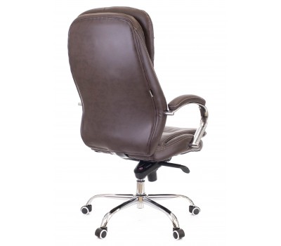 Кресло руководителя Everprof Valencia M кожа коричневый