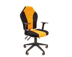 Кресло  CHAIRMAN Game 8, черно/оранжевое