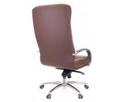 Кресло руководителя Everprof Orion AL M экокожа коричневый-foto4