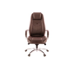 Кресло руководителя Everprof Drift Full AL M экокожа коричневый-foto4