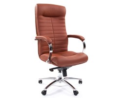 Кресло для руководителя CHAIRMAN 480 коричневое
