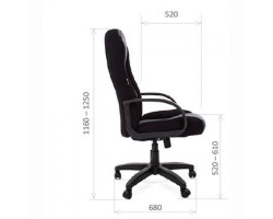 Кресло руководителя CHAIRMAN 785 бордовое-foto2