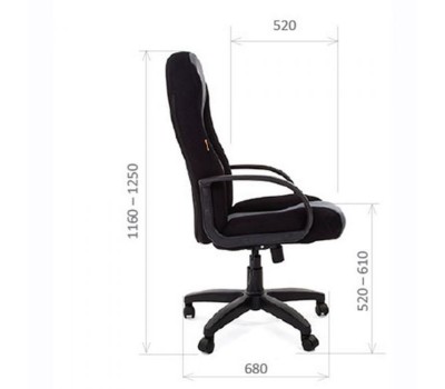 Кресло руководителя CHAIRMAN 785 бордовое