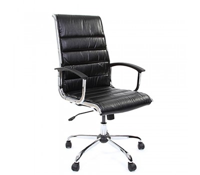 Кресло руководителя CHAIRMAN 760 черное, экокожа