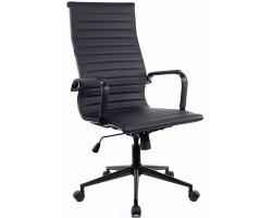 Кресло руководителя Everprof Rio Black T Экокожа Черный