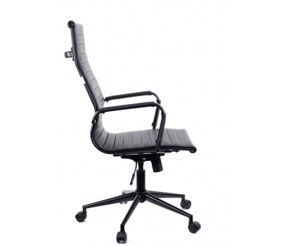 Кресло руководителя Everprof Rio Black T Экокожа Черный