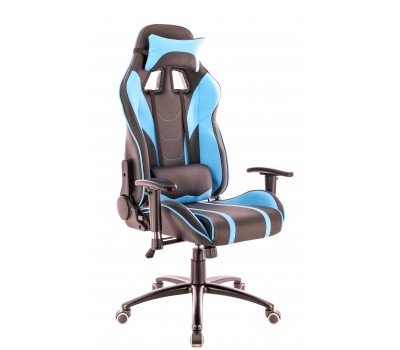 Кресло геймерское Everprof Lotus S16 экокожа голубой