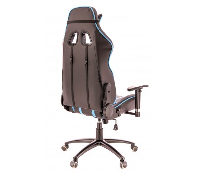 Кресло геймерское Everprof Lotus S16 экокожа голубой