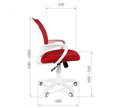 Кресло офисное CHAIRMAN 696 черное