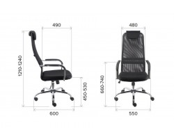 Кресло руководителя Everprof EP 708 TM сетка серый-foto5