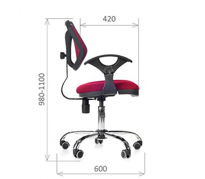 Кресло компьютерное CHAIRMAN 380 синее