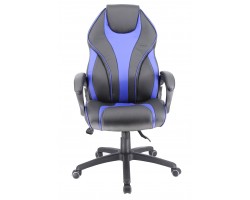 Кресло геймерское Everprof Wing Экокожа Синий-foto2