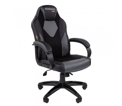 Кресло CHAIRMAN Game 17 черно/серое