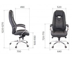 Кресло руководителя Everprof Drift M Экокожа Черный-foto3