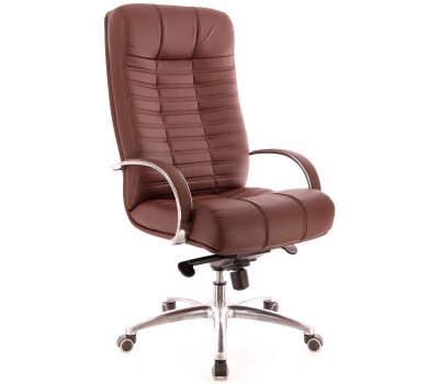 Кресло руководителя Everprof Atlant AL M Кожа Коричневый