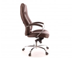 Кресло руководителя Everprof Drift M Экокожа Коричневый-foto3