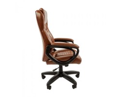 Кресло руководителя Chairman 432 коричневое, экокожа-foto2