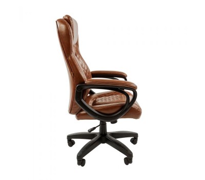 Кресло руководителя Chairman 432 коричневое, экокожа