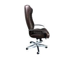 Кресло руководителя Everprof Orion AL M кожа коричневый-foto3