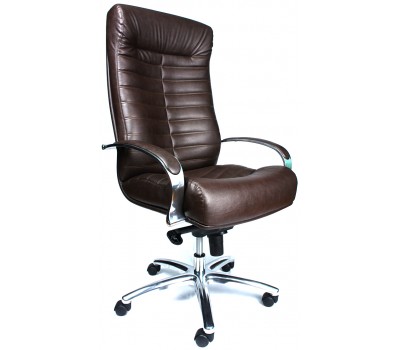 Кресло руководителя Everprof Orion AL M кожа коричневый