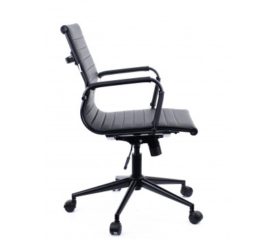 Кресло офисное Everprof Leo Black T Экокожа Черный Кресло офисное Everprof Leo Black T Экокожа Черный