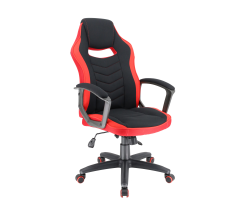 Геймерское кресло Everprof Stels T Ткань Красный-foto5